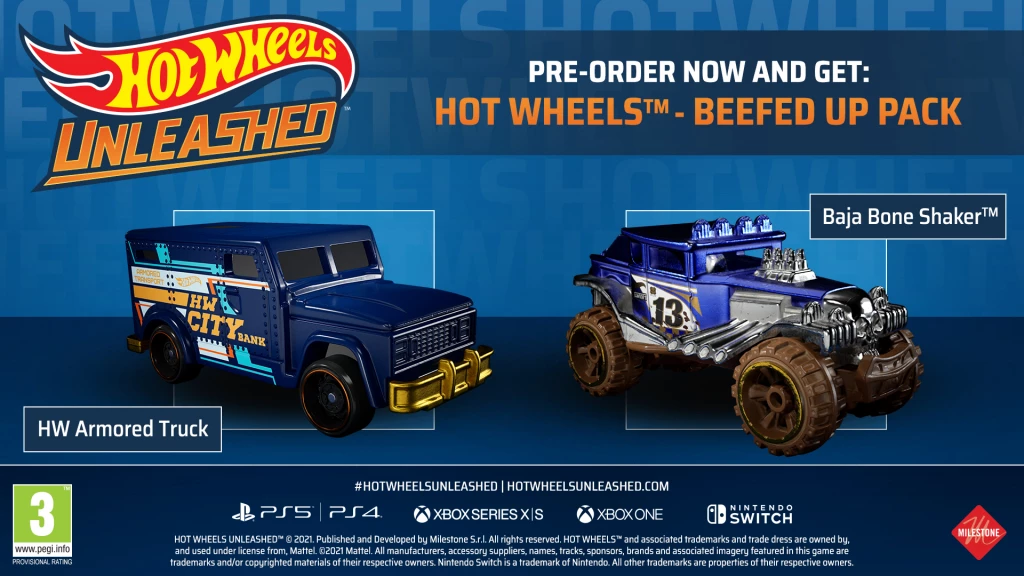 Lojë Xbox One Milestone Hot Wheels Unleashed, racing, PEGI 3