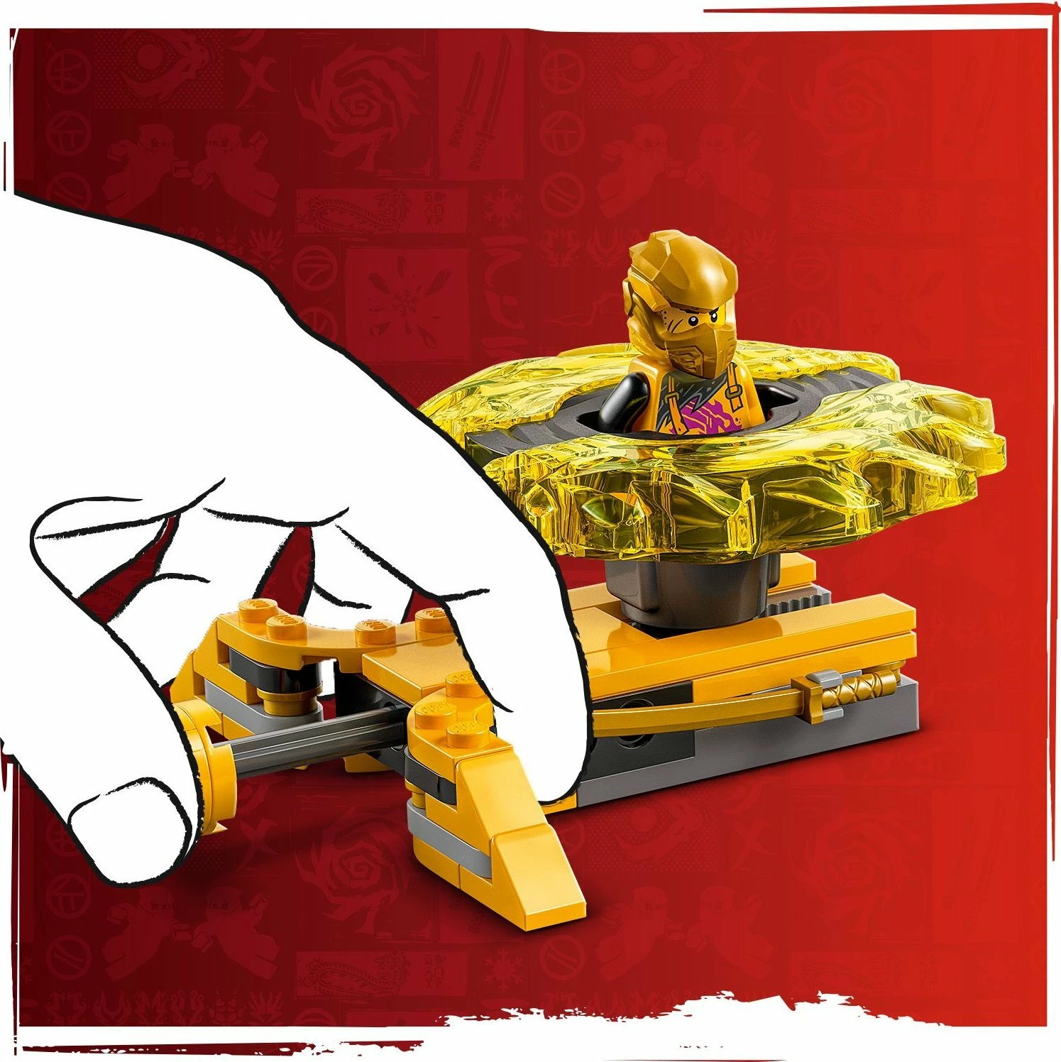 Set ndërtimi LEGO NINJAGO Dragon Spinjitzu Battle Pack 71826, 186 copë, 6+