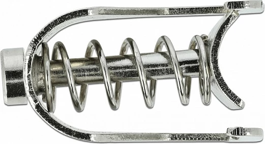 Kapëse shield DeLOCK për busbar 10 mm, për kabllo 10–17 mm, metal, argjendtë
