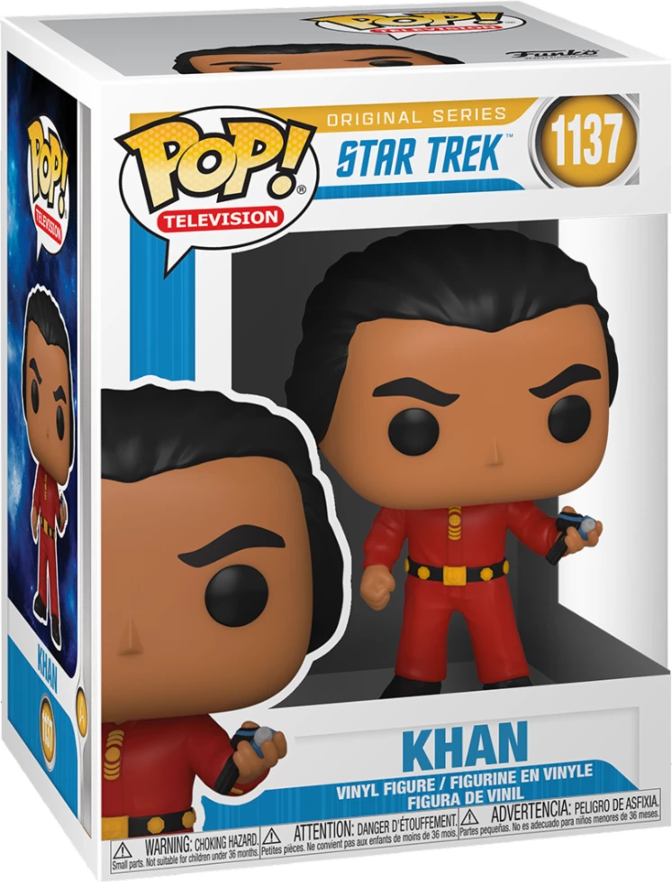 Figurinë koleksionuese Funko POP! TV Star Trek Khan, vinil
