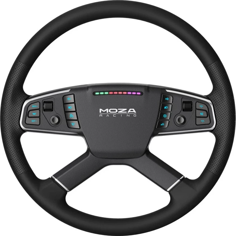 Timon për simulator kamioni Moza TSW RS060 400 mm, i zi