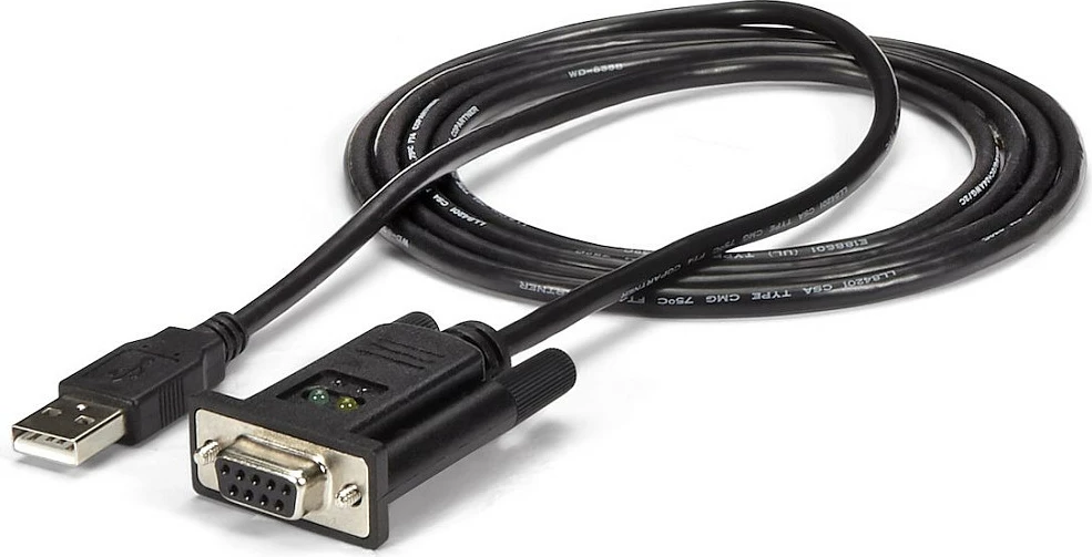 Adapter kabëll USB në Serial RS232 StarTech ICUSB232FTN, FTDI FT232RL, 1.7 m, i zi