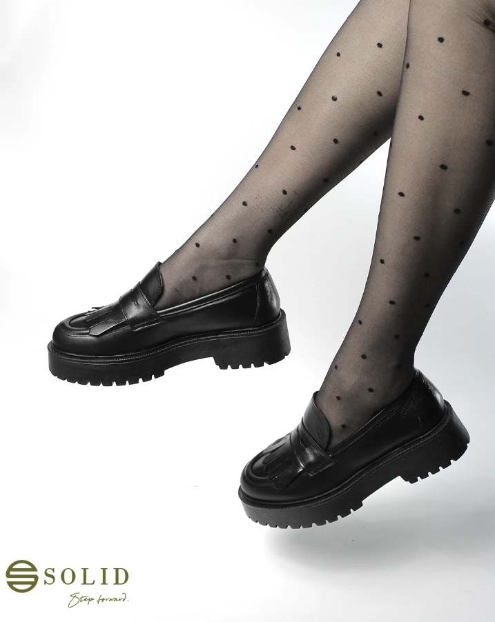 Këpucë për femra Solid, të zeza