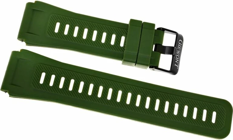 Rrip silikoni për orë të mençur Giewont, i gjelbër