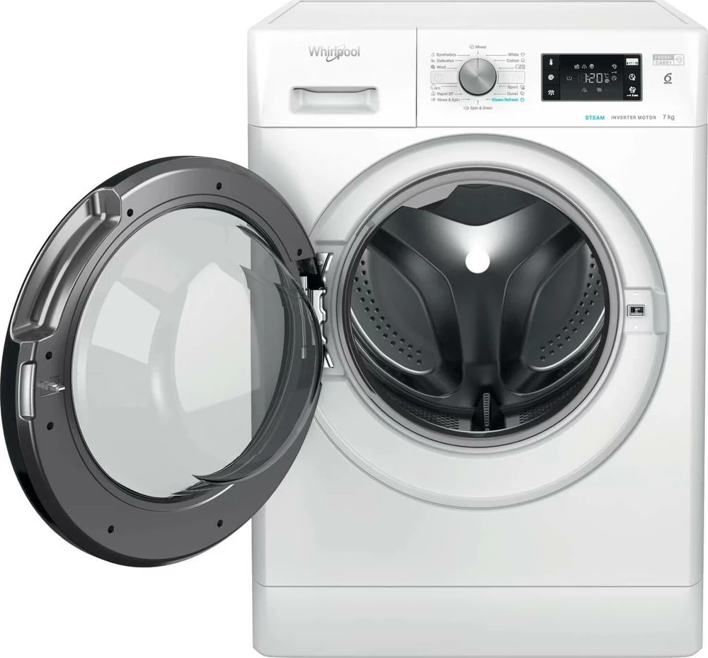 Makinë larëse Whirlpool FFB 7259 BV EE, 7kg, 1200rpm, klasa B, e bardhë