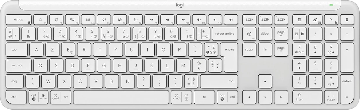 Tastierë wireless Logitech SIGNATURE SLIM K950, e bardhë