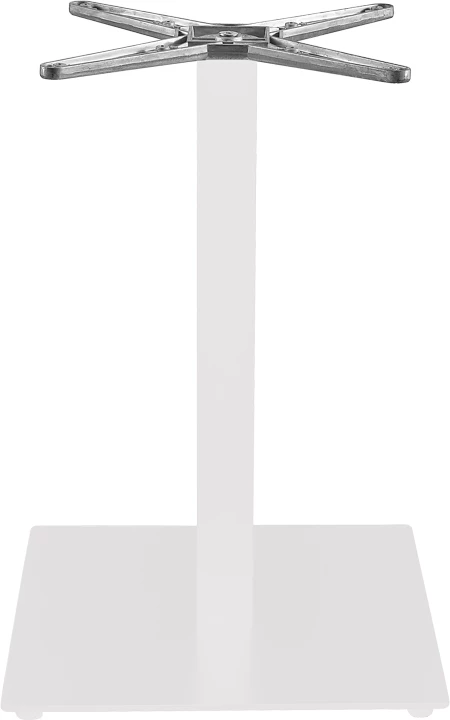 Bazë tavoline metalike, ngjyrë e bardhë, Thonor, 48x48x73cm