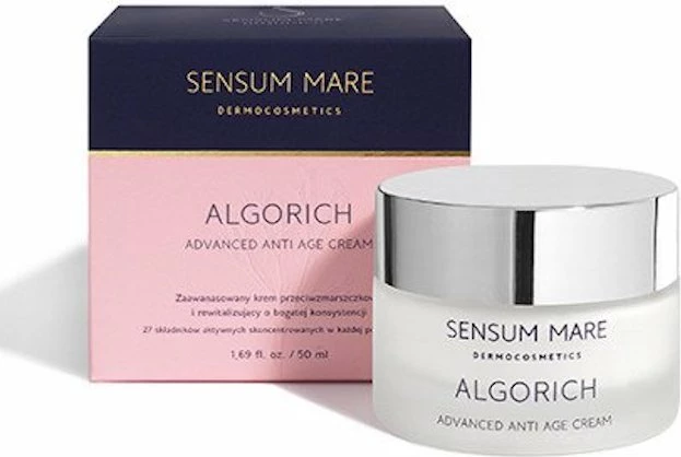 Krem fytyre anti-rrudhë dhe revitalizues Sensum Mare Algorich Advanced Anti Age Cream për femra, 50ml