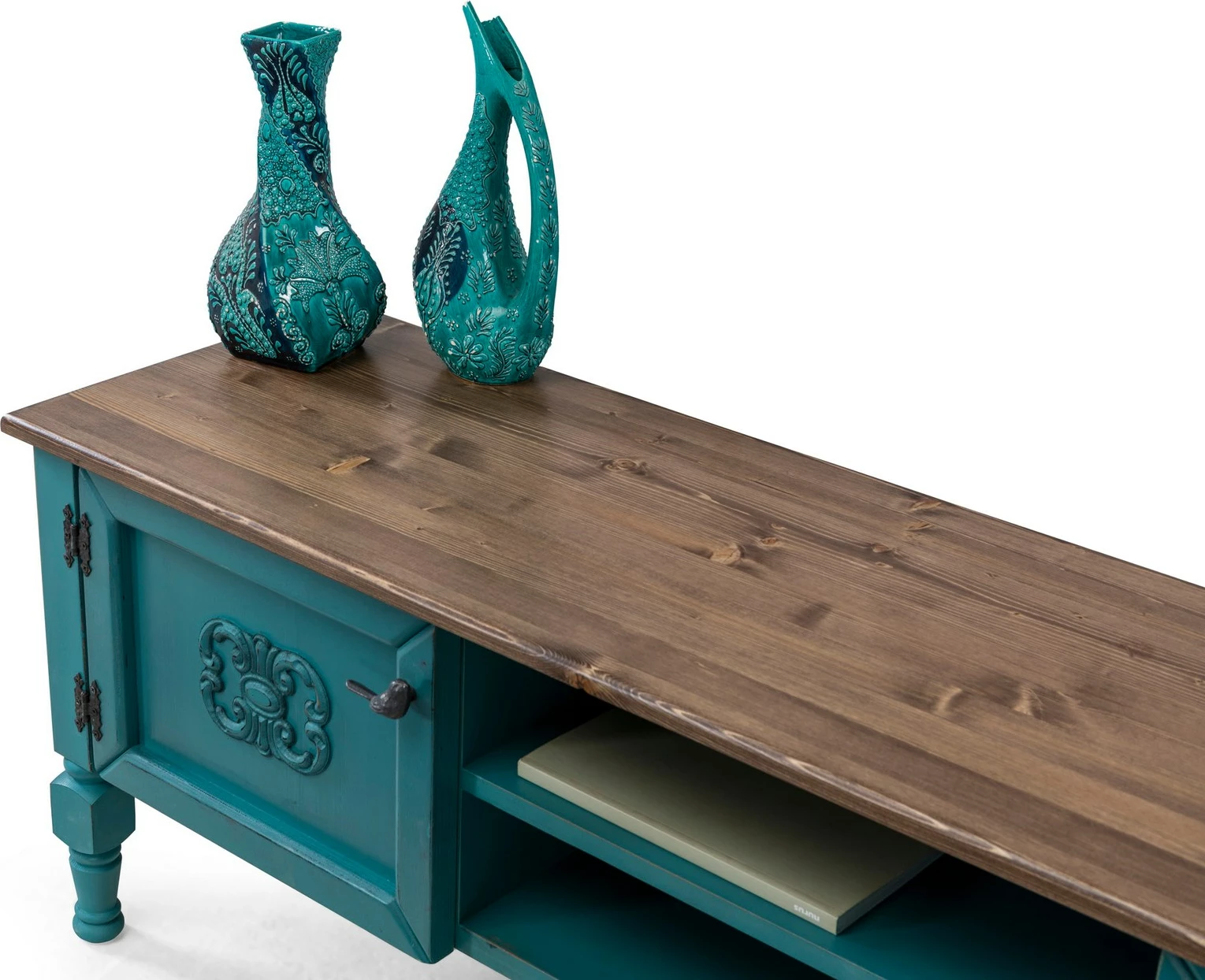 Komodë TV Hanah Home, Ada TV, ngjyrë turquoise