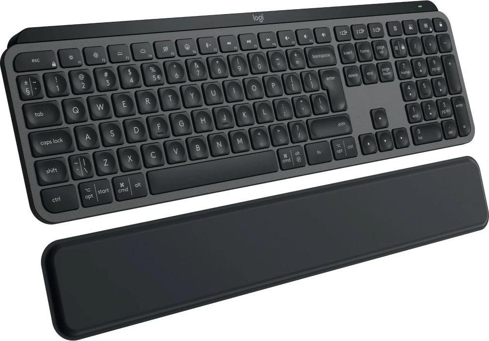 Tastierë Logitech MX Keys S, Wireless, Bluetooth, Scissor key switch, QWERTY, LED, Grafit