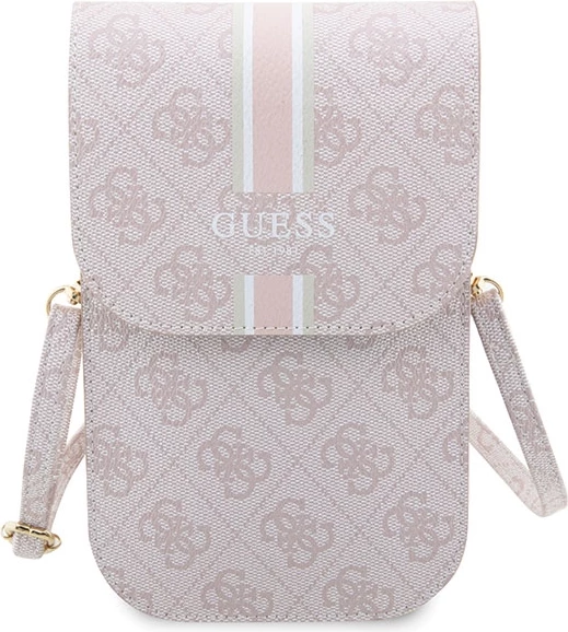 Çantë për telefon Guess 4G Stripes, GUE002901-0, Rozë