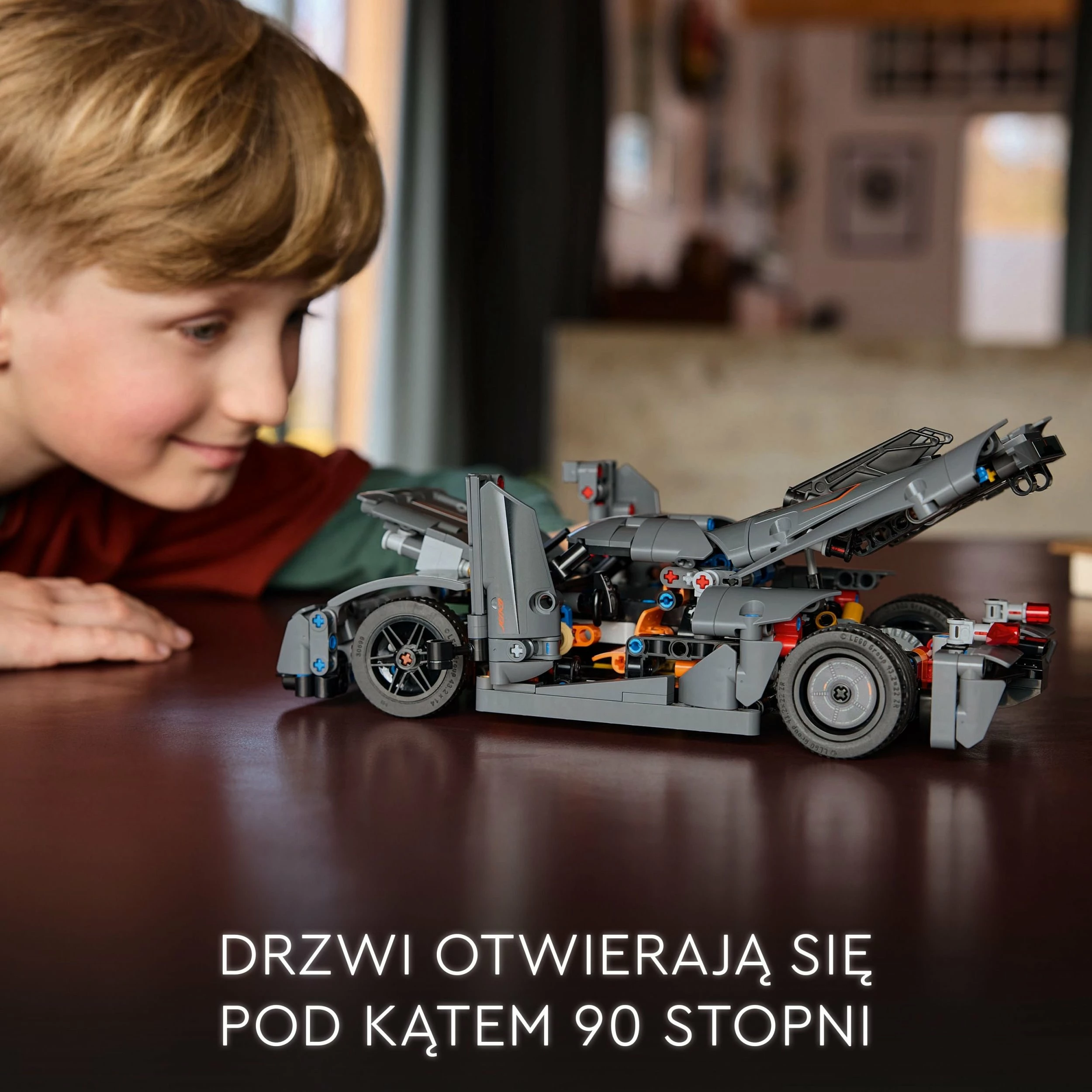 Set ndërtimi LEGO Technic Koenigsegg Jesko Absolut 42173, 801 pjesë, 10+, gri