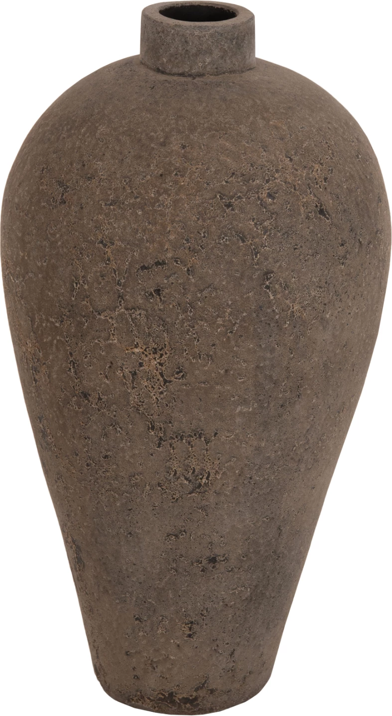 Vazo dekorative për dysheme ZATI, ngjyrë gri, Φ40x80H cm.