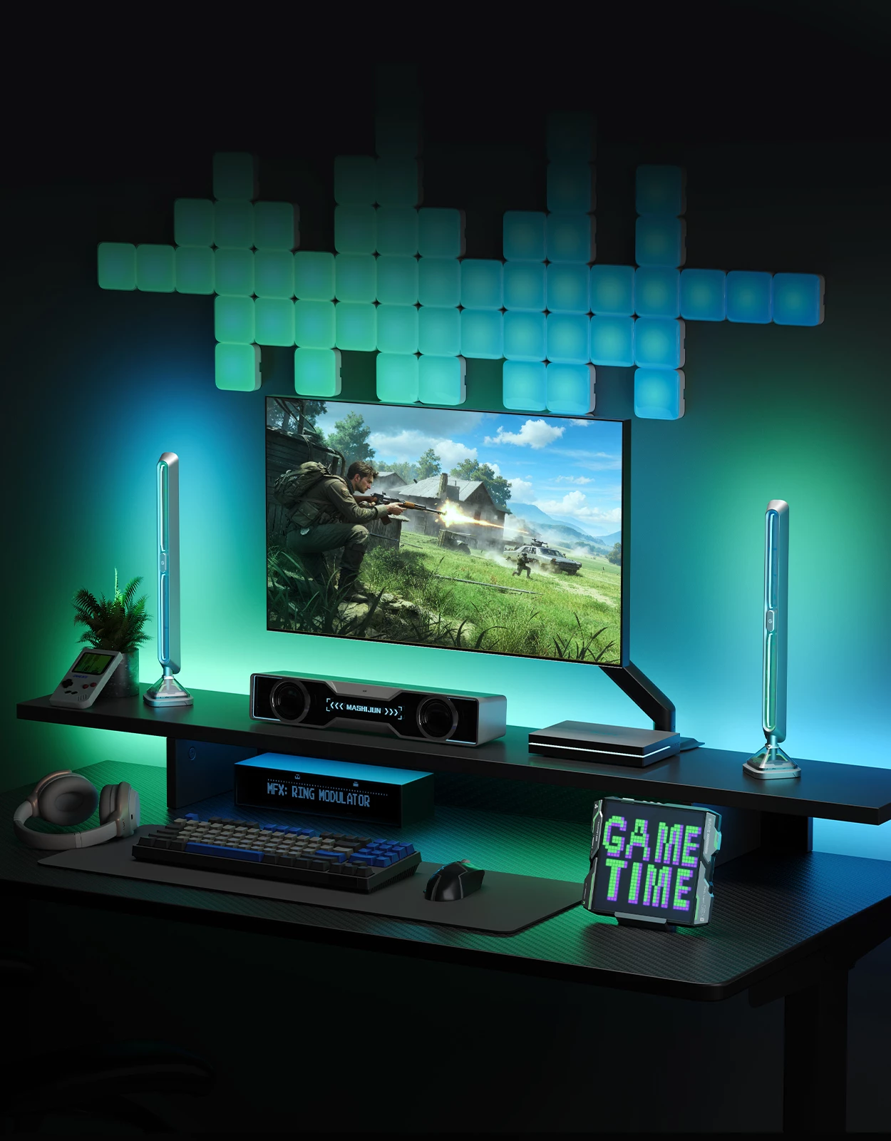 Llambë pixel smart gaming Govee Smart Gaming Pixel Light, 1024 LED, Wi‑Fi