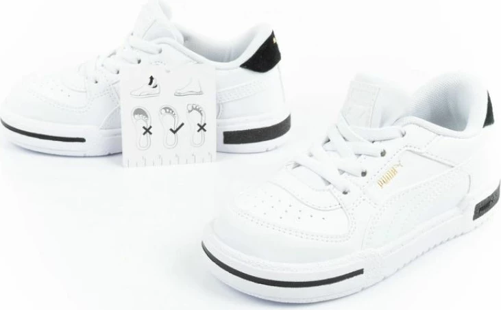 Atlete për fëmijë Puma, të bardha