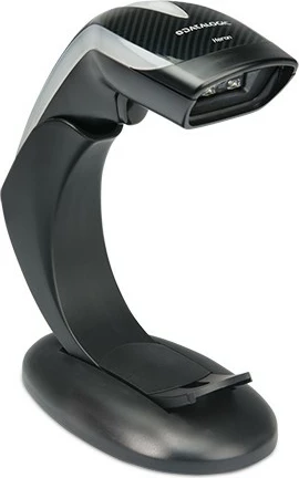 Skaner barkodesh Datalogic HERON HD3430, 2D, USB, zi/argjendtë