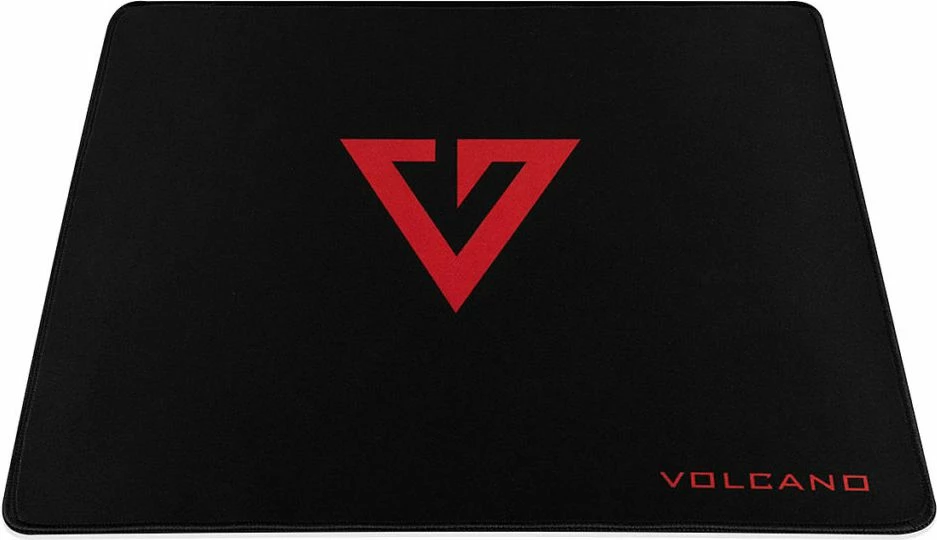 Mauspad Modecom Volcano Elbrus PM-MC-VOLCANO-ELBRUS 400x437x3mm, pëlhurë, L, zi/kuq