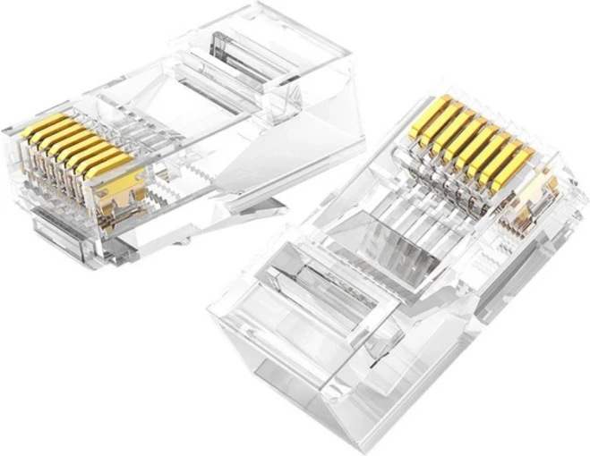 Konektor rrjeti RJ45 UGREEN 50962 Cat6 8P8C, pako 50 copë