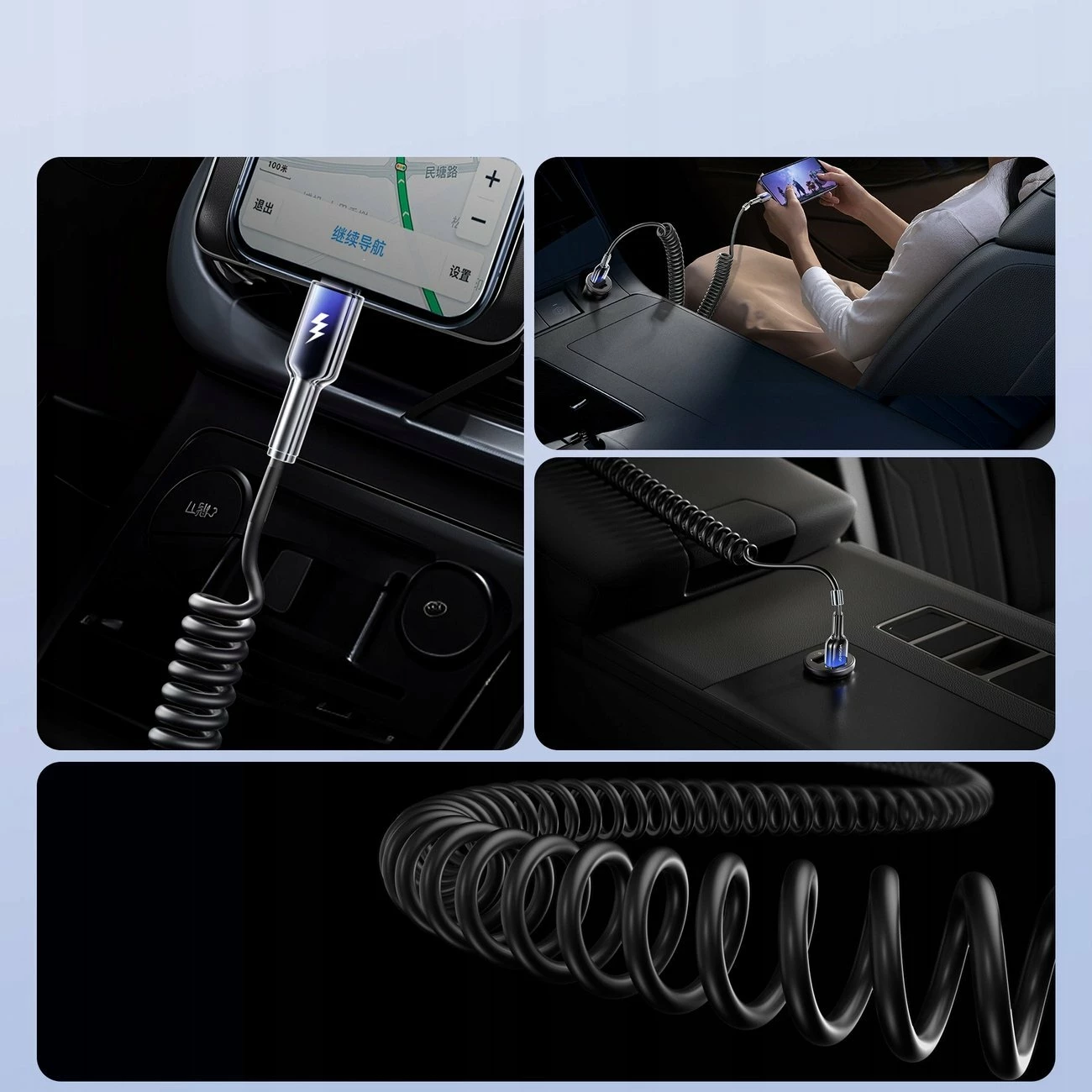 Kabllo USB Joyroom S-A43 Crystal-Clear Series (JYR1104) 1.5 m, USB-A në USB-C, 3A, e zezë