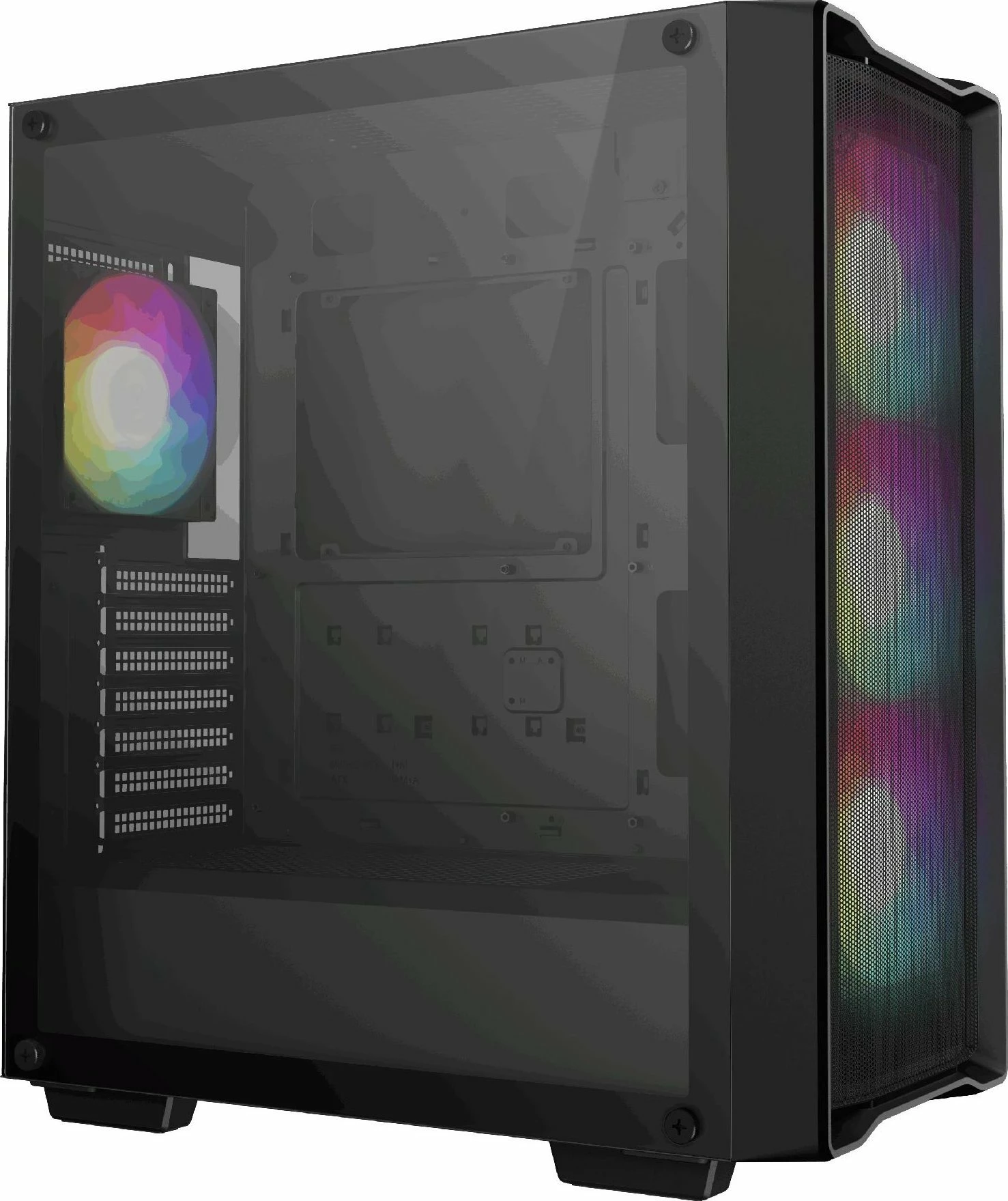 Kasë Deepcool CC560 Mesh v2 (R-CC560-BKAMA4-G-2) Midi Tower ATX, 2x USB 3.0, e zezë
