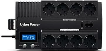 UPS CyberPower BRICs II BR700ELCD, line-interactive me AVR, ekran LCD, USB, 3 min backup, e zezë