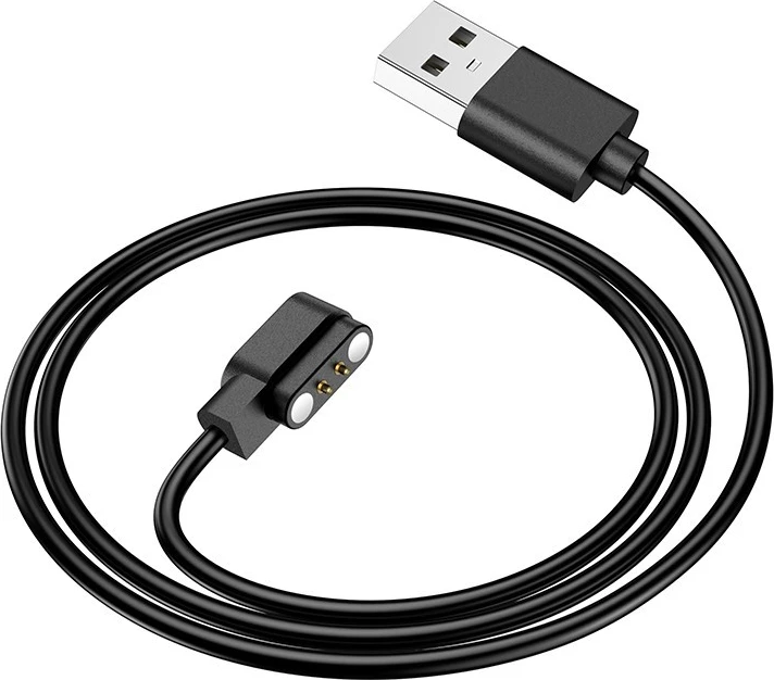 Karikues magnetik për Smartwatch HOCO Y20 (MPN 22992), kabllo 1 m, e zezë