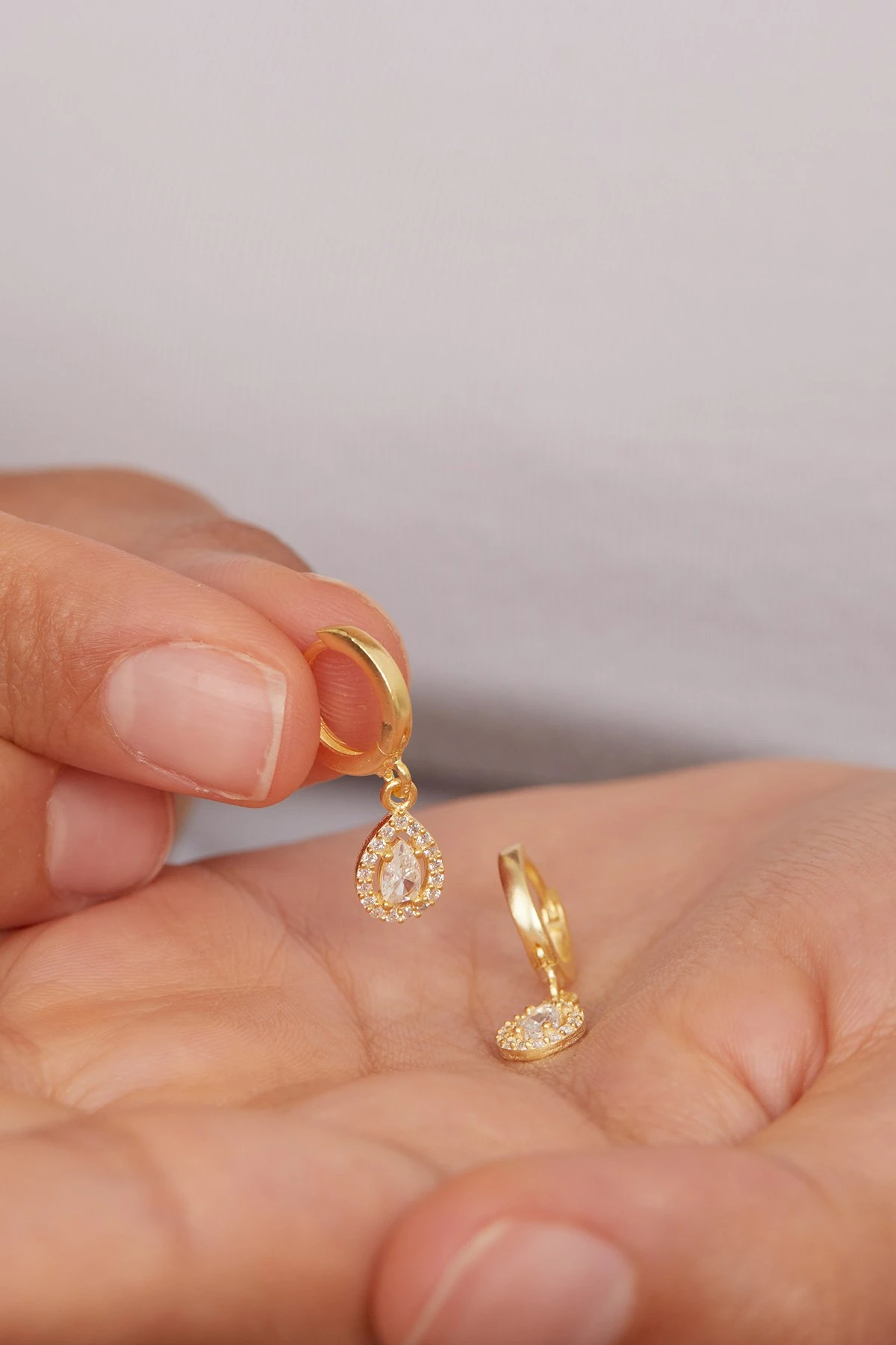 Set varëse me vathë, ngjyrë ari, Elika Silver, FASET85011A