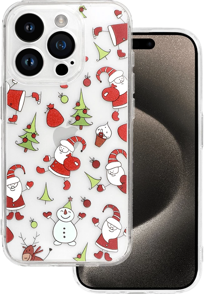 Mbështjellës ONASI Jingle për iPhone 16 Plus, silikon 1.8mm, transparent