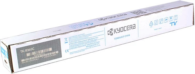 Toner, Kyocera, TK-8365 (TK8365) 1T02YPCNL0, rendiment 9,800–23,700 faqe, cyan