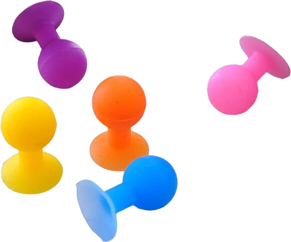 Mbajtës telefoni Hurtel me kokë të rrumbullakët, silikon, kuq