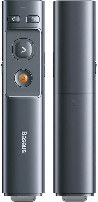 Telekomandë prezantimi Baseus Orange Dot me tregues lazer, USB/USB-C, Gri