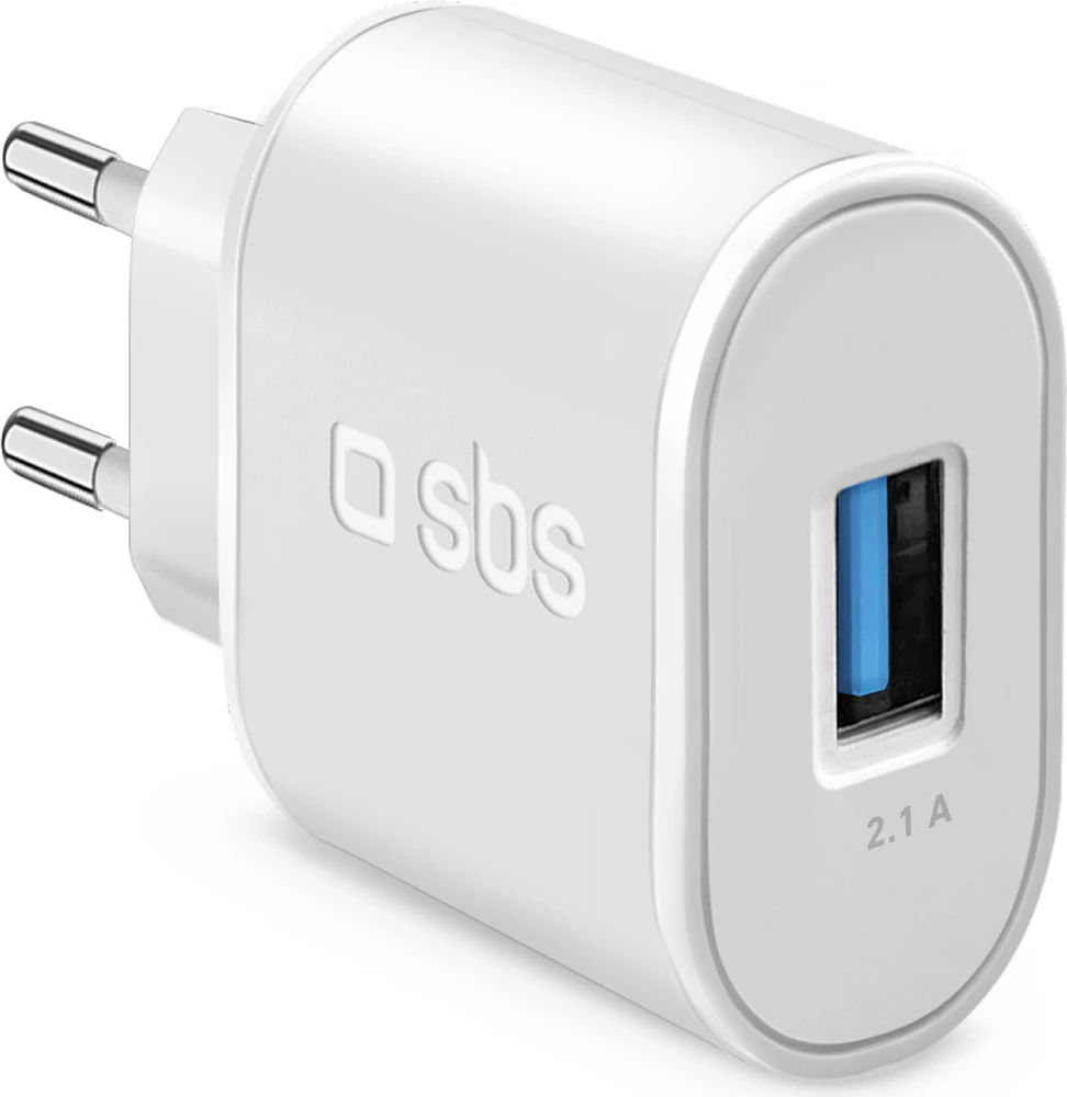 Karikues muri SBS TETR1USB2AWFAST, 10W, 1x USB-A, i bardhë