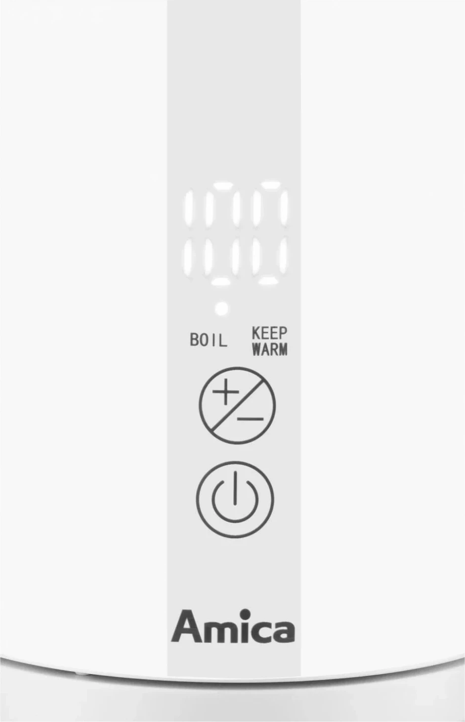 Çajnik elektrik Amica Digital KF6011, 1.5L, i bardhë