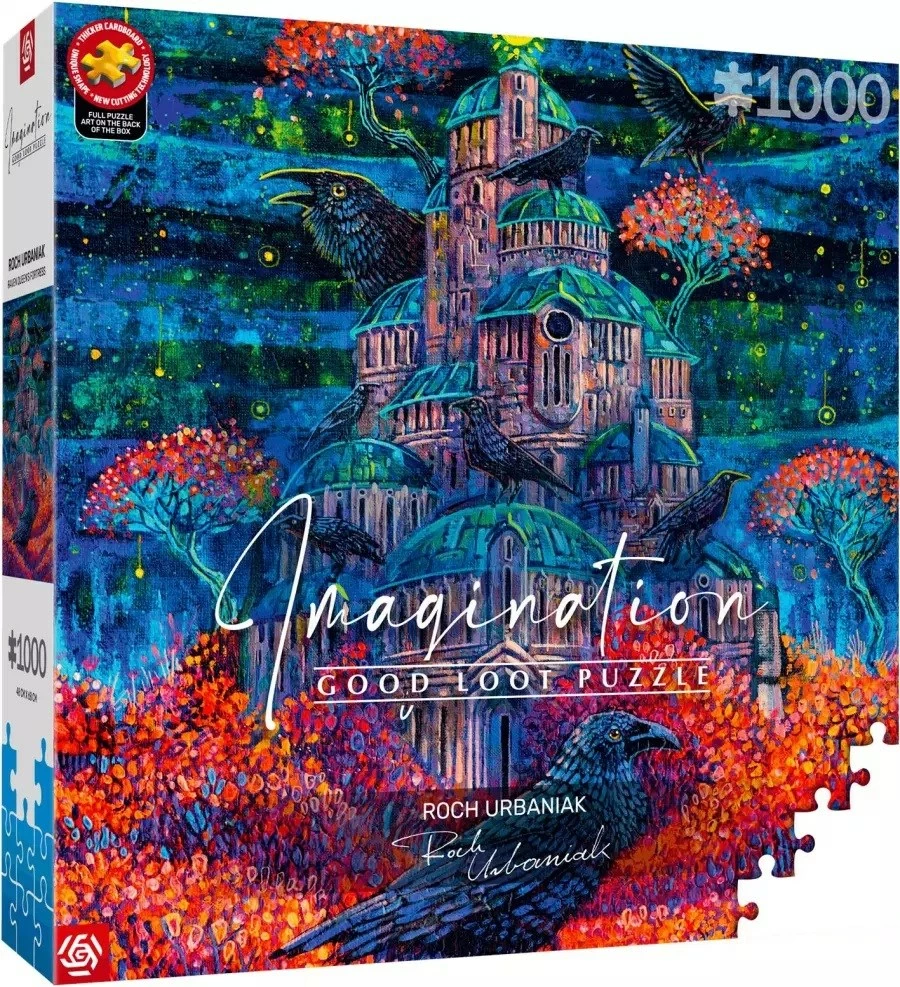 Puzzle Good Loot Imagination Cenega Publishing 1000 pjesë Raven Queen's Fortress