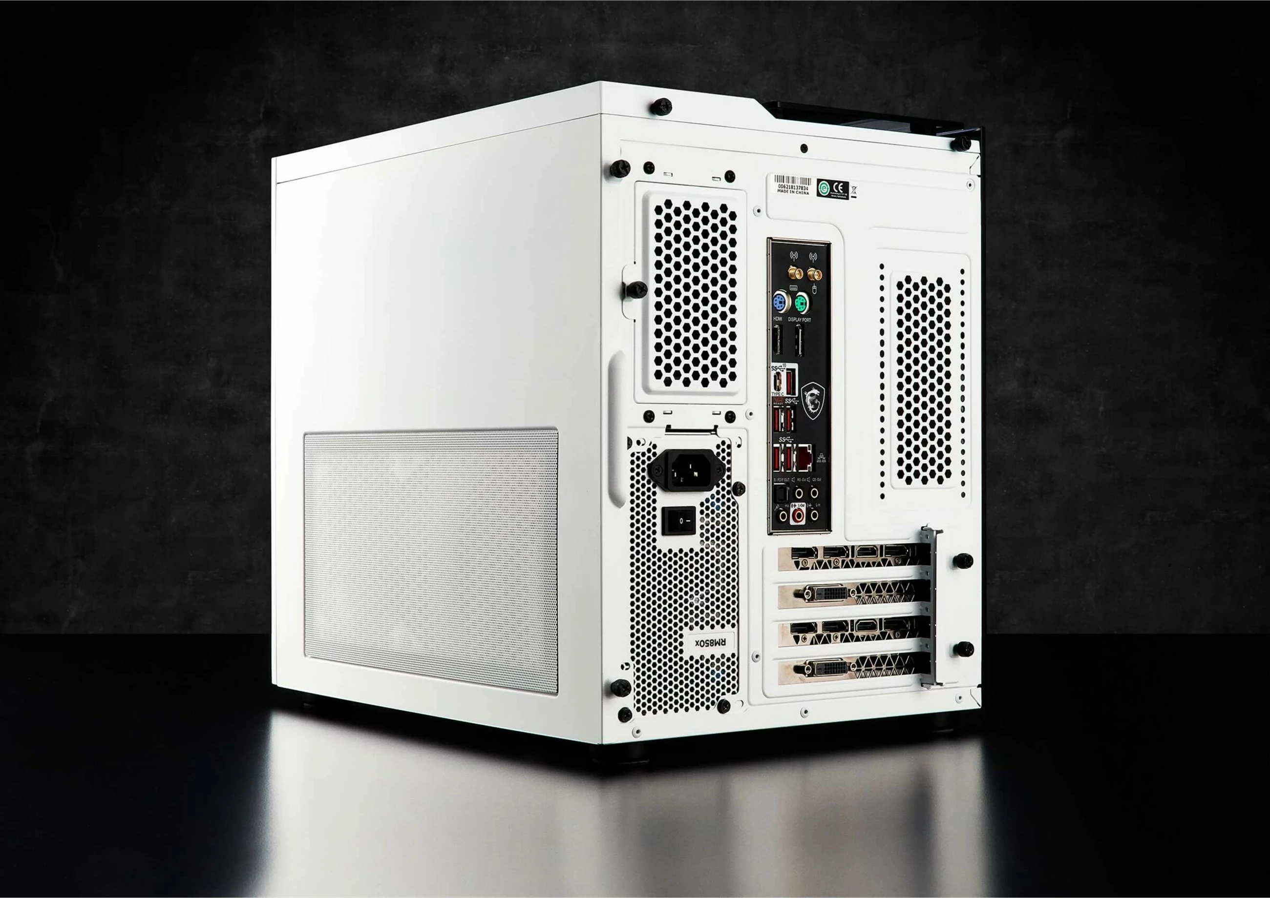 Kasë Corsair Crystal 280X, micro ATX, xham i temperuar, e bardhë