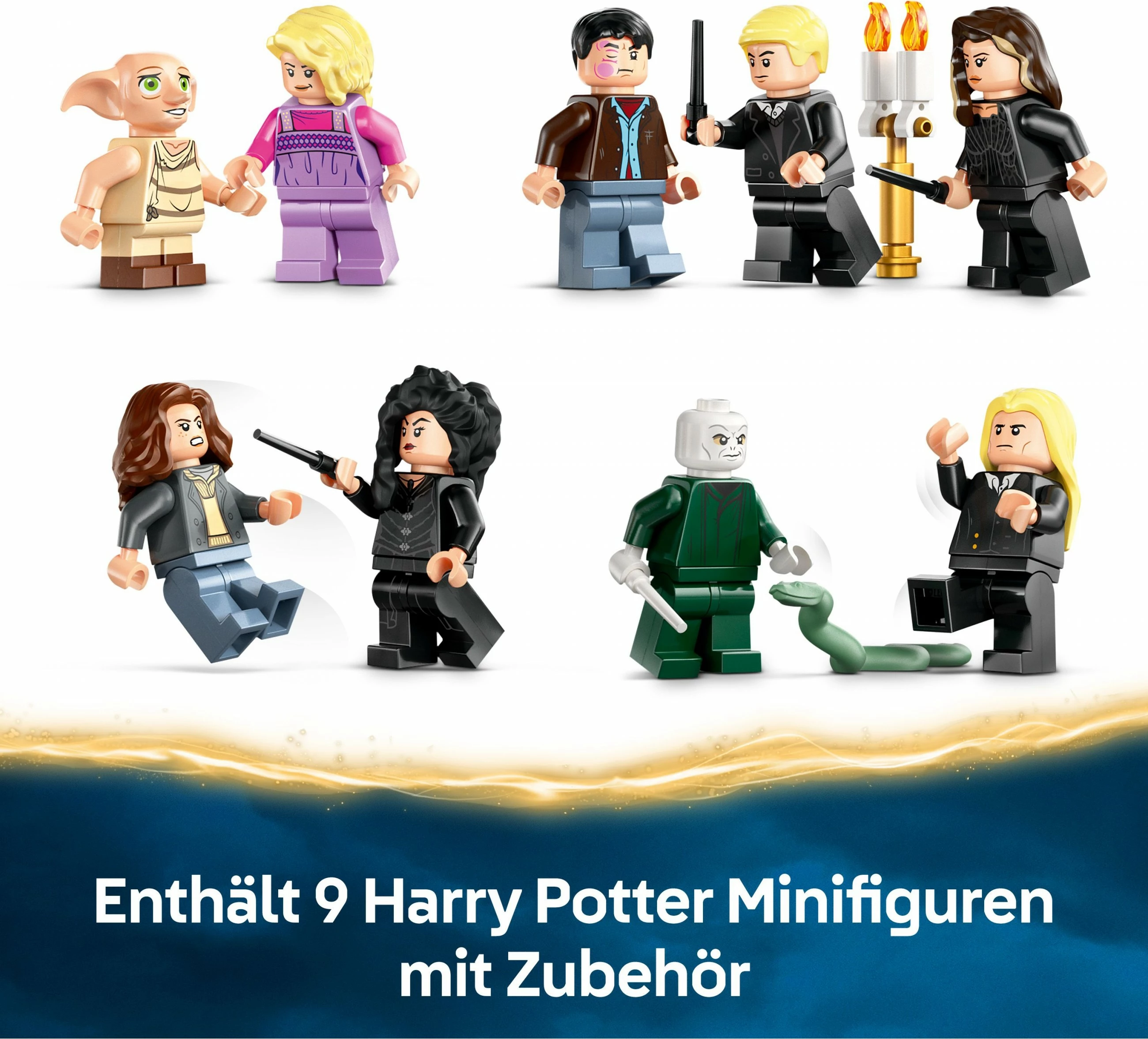 Set ndërtimi LEGO Harry Potter Landsitz der Familie Malfoy 76453, shumëngjyrësh