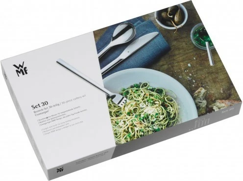 Set lugë-pirun-thikë WMF Palma 30 copë, inox