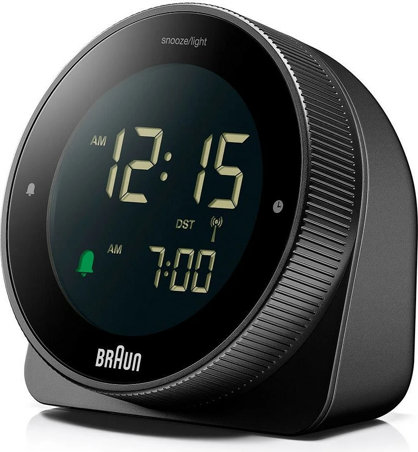 Orë alarmi Braun BC 24 B DCF, LCD, zezë