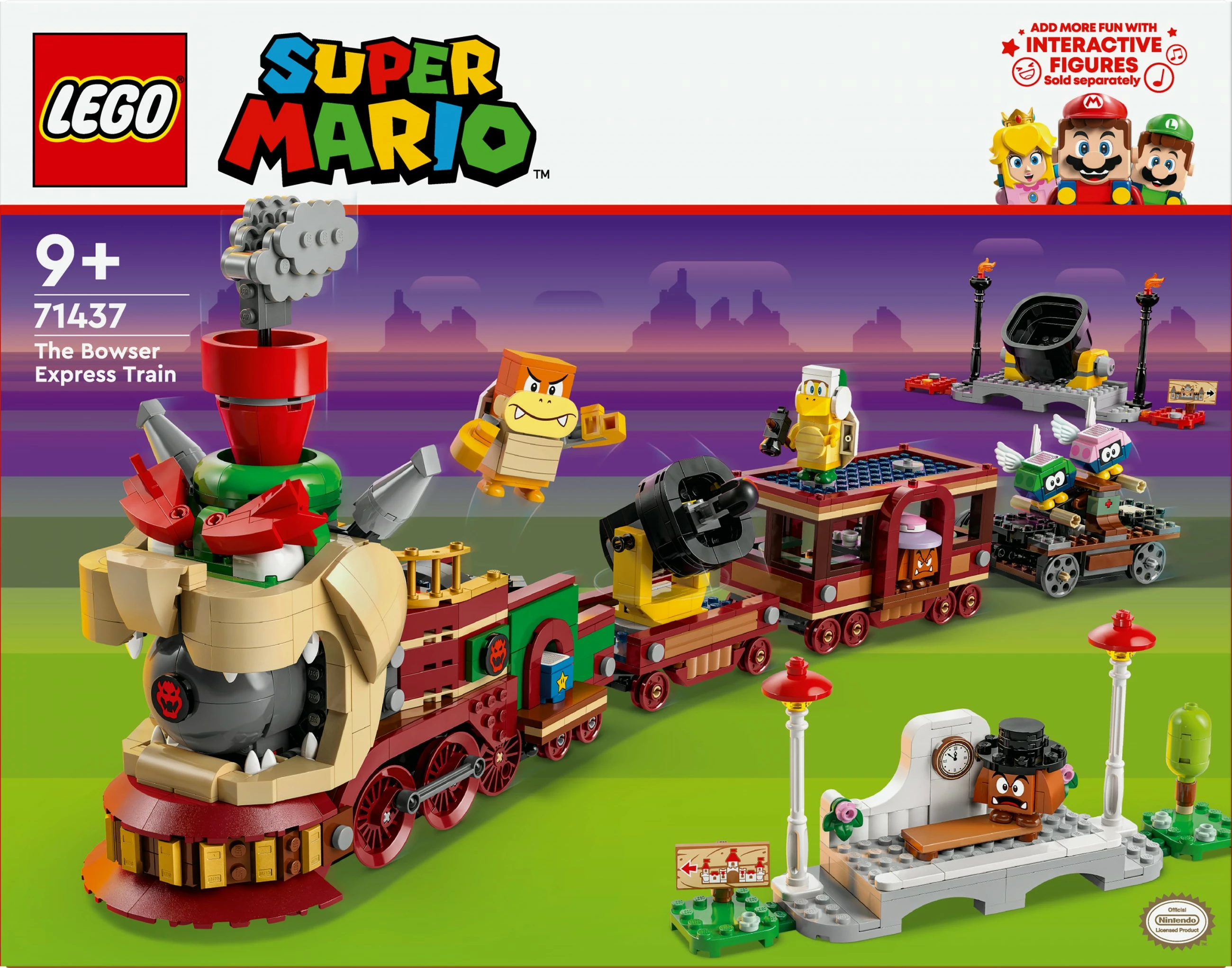 Set ndërtimi LEGO Super Mario 71437 Bowser Express Train, shumëngjyrësh