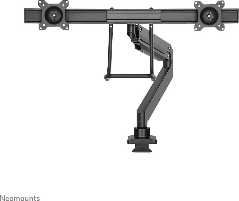 Krah monitori Neomounts NM-D775DXBLACK, për 2 ekrane, 32 inç, kapëse/gromet, i zi