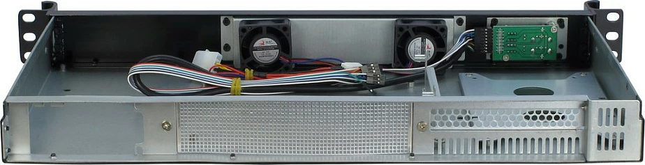 Kasë serveri rack 1U Inter-Tech K-126L, e zezë