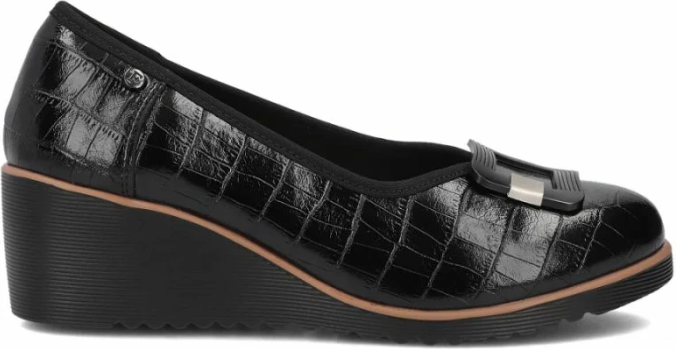 Këpucë me take Filippo DP7661/26, të zeza