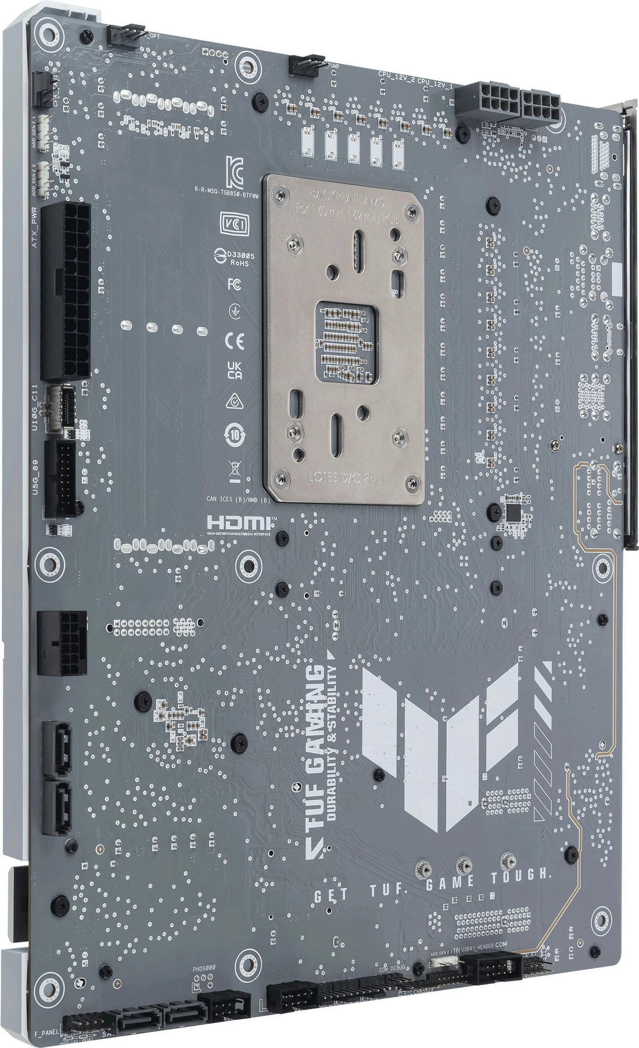 Pllakë amë ASUS TUF GAMING B850-BTF WIFI W, ATX, Wi-Fi, bardhë