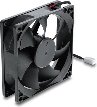 Ventilator kasë DeLOCK 92x92x25mm, 48V DC, 2-pin, i zi