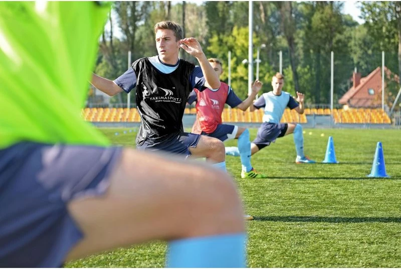 Etiketa sportive për futboll Yakimasport për fëmijë, e gjelbër