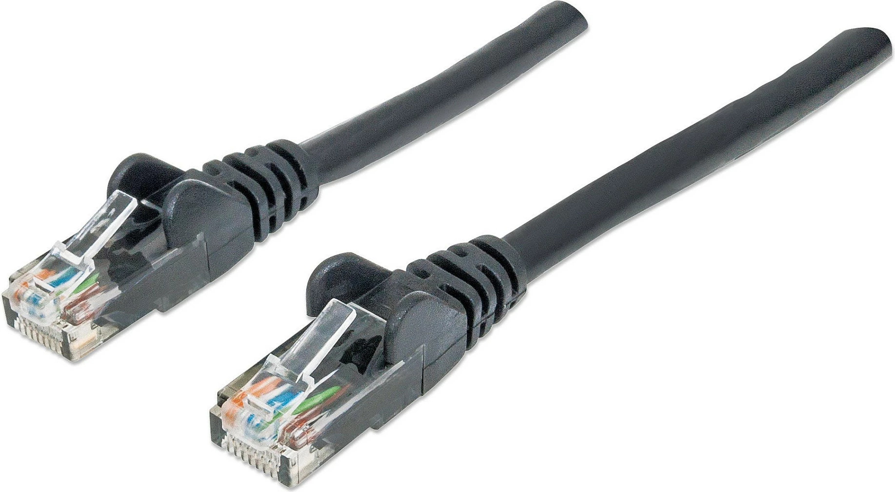Kabllo rrjeti Intellinet Cat6 RJ45, 1.5m, U/UTP, 10Gbps, e zezë
