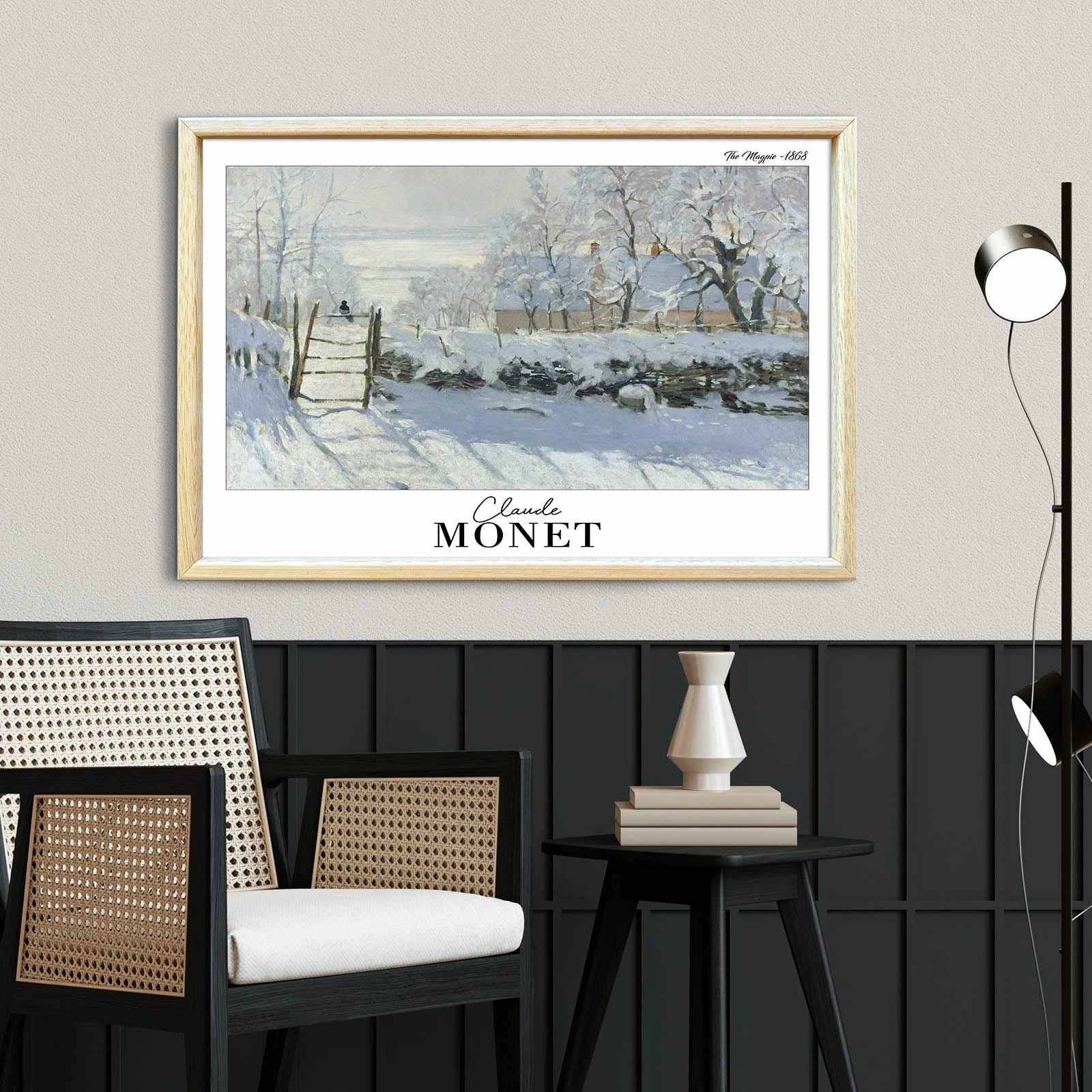 Pikturë dekorative me kornizë, Wallity, 4262AHSMONET-012