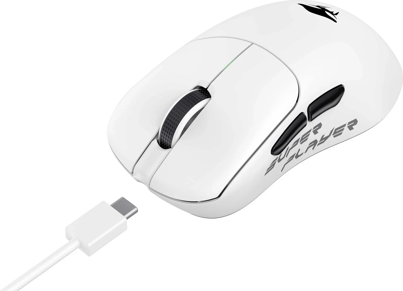 Maus gaming HAVIT StarBlaze-1, me ose pa kabllo, 26000 DPI, i bardhë dhe i zi
