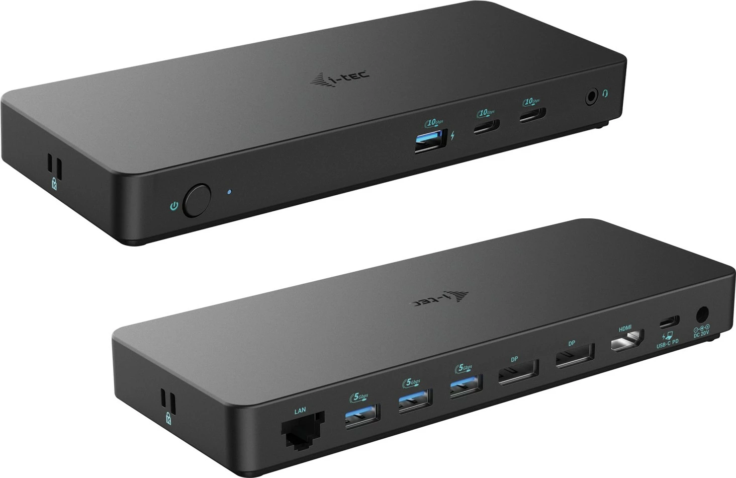 Docking station I-Tec USB-C Triple Display Gen 2 Pro, 100W, 3x monitor, 6x USB, LAN, e zezë