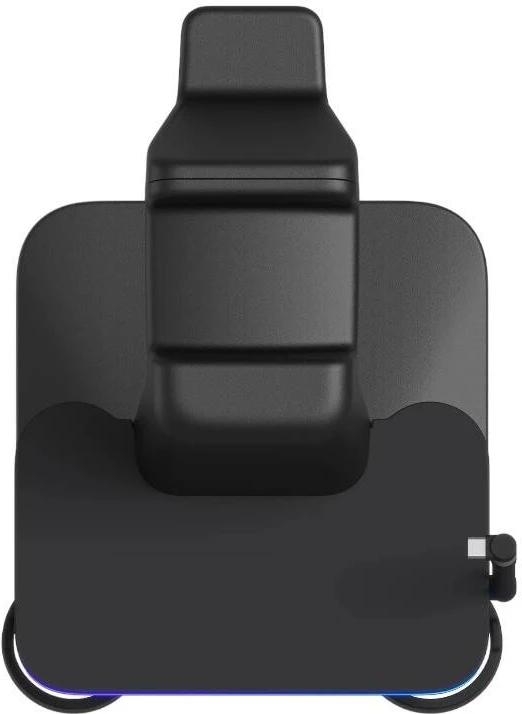 Stacion karikimi RGB për VR KiwiDesign QC03 për Meta Quest 3/Quest 2/Quest PRO, i zi